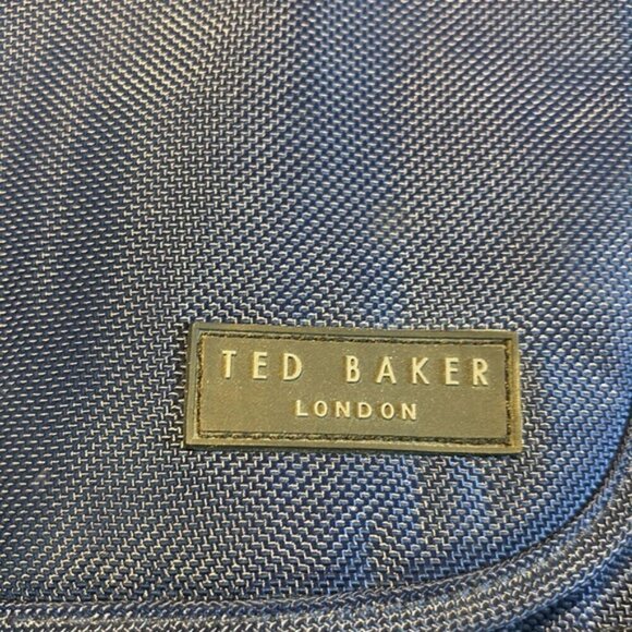 Ted Baker London navy blue nylon Crossbody messenger bag - Picture 9 of 11